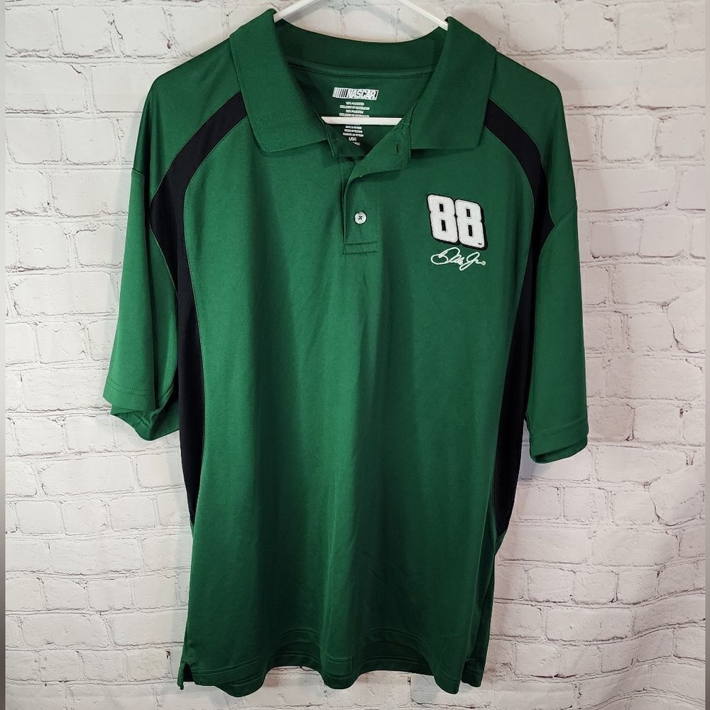 Men's Nascar "Dale Jr." polo, size Large